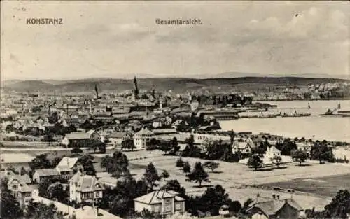 Ak Konstanz am Bodensee, Gesamtansicht der Stadt