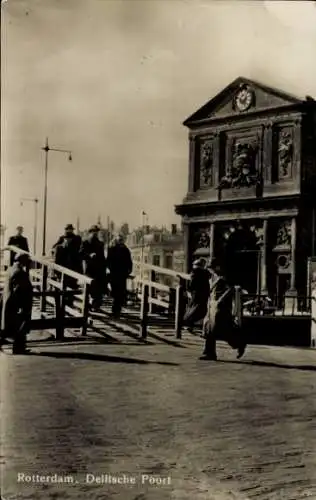 Ak Rotterdam Südholland Niederlande, Delftsche Poort