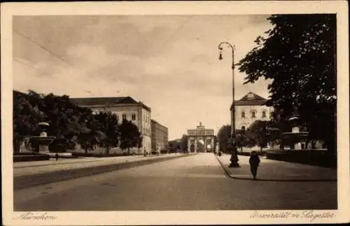 Ak München, Universität, Siegestor