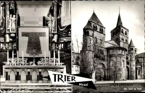 Ak Trier an der Mosel, Dom, Altar, Heiliger Rock