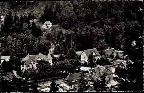 Ak Lautenthal Langelsheim im Oberharz, Waldschlössschen, Lesehalle