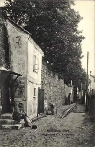 Ak Neubrandenburg in Mecklenburg, Wieckhäuser an der Ringstraße