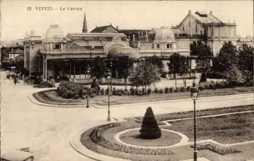 Ak Vittel Lorraine Vosges, Das Casino