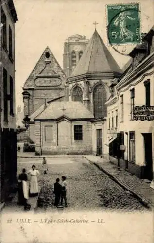 Ak Lille Nord, Kirche Sainte Catherine