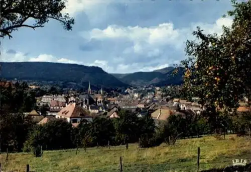 Ak Niederbronn les Bains Bad Niederbronn Elsass Bas Rhin, Teilansicht