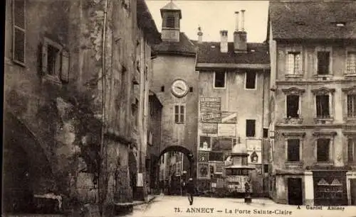 Ak Annecy Haute Savoie, La Poste Sainte Claire