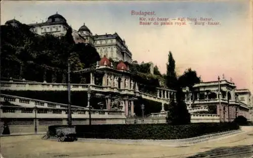 Ak Budapest Ungarn, Königlicher Burg Bazar