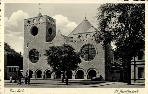 Ak Enschede Overijssel Nederlandnschede, St. Jacobuskerk