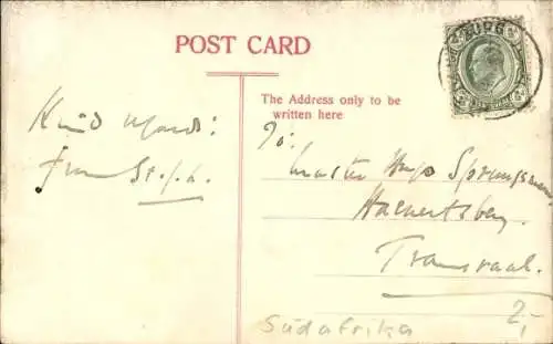 Ak Johannesburg Südafrika, Partie im Zoo