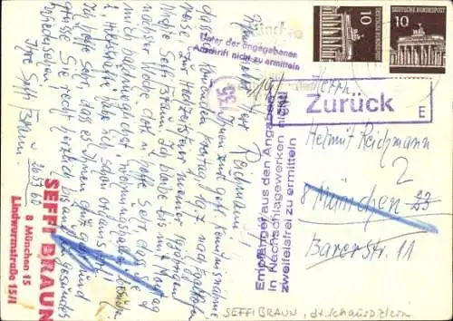 Ak Schauspielerin Seffi Braun, Schauspieler Paul Westermaier, Portrait, Autogramm, Im weissen Rössl