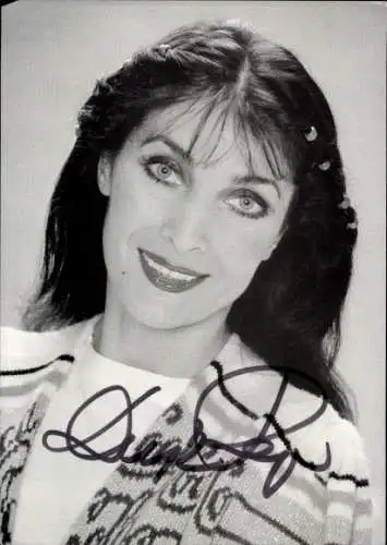 Foto Schauspielerin Dunja Rajter, Portrait, Autogramm