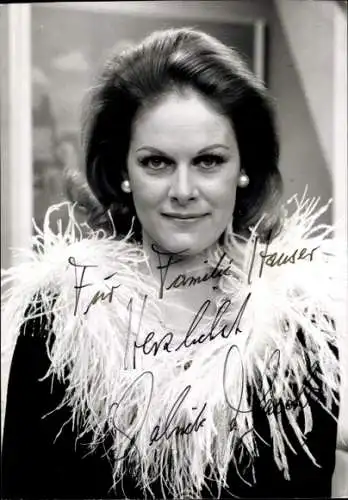 Foto Schauspielerin Gabriele Jacoby, Portrait, Autogramm