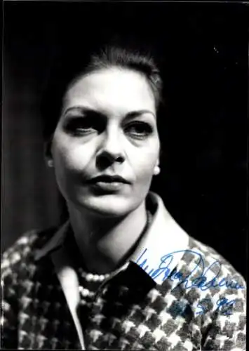 Foto Schauspielerin Andrea Dahmen, Portrait, Autogramm