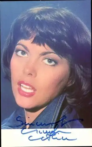 Foto Sängerin Mireille Mathieu, Autogramm