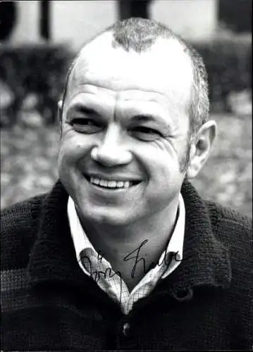 Foto Schauspieler Jörg Hube, Porträt, Autogramm