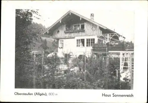 Ak Oberstaufen im Allgäu, Haus Sonnenreich