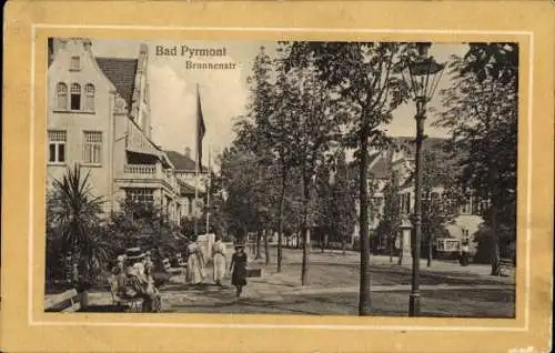 Ak Bad Pyrmont in Niedersachsen, Brunnenstraße