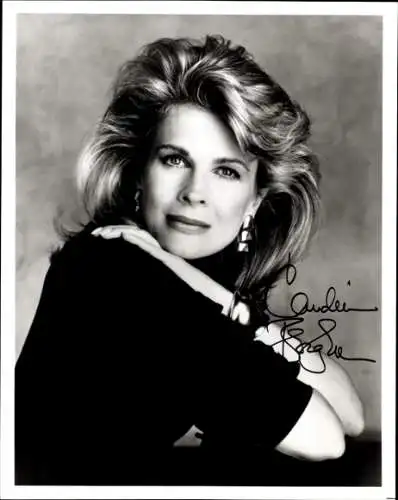 Foto Schauspielerin Candice Bergen, Portrait, Autogramm