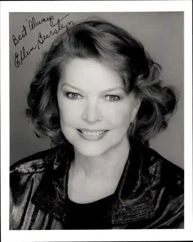 Foto Schauspielerin Ellen Burstyn, Portrait, Autogramm