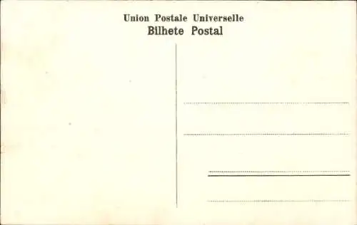 Ak Ponta Delgada Sao Miguel Azoren, Papelaria Travassos, Straßenpartie