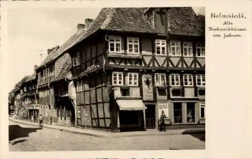 Ak Helmstedt in Niedersachsen, Juleum, Fachwerkhäuser