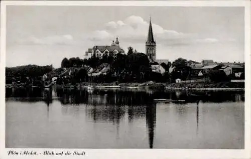 Ak Plön am See Holstein, Gesamtansicht