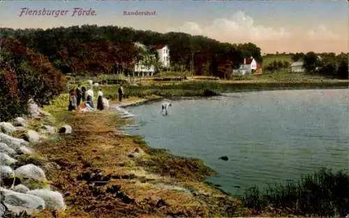 Ak Rønsheved Randershof Dänemark, an der Flensburger Förde