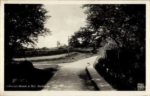 Ak Keitum auf Sylt, Teilansicht