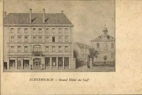 Ak Echternach Luxemburg, Grand Hôtel du Clerf