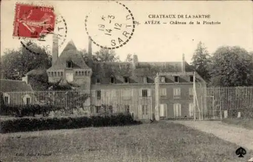 Ak Avèze Sarthe, Château de la Plouterie