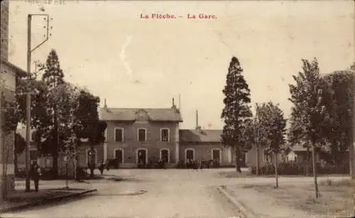 Ak La Flèche Sarthe, La Gare