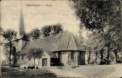 Ak Hamburg Wandsbek Rahlstedt Altrahlstedt, Kirche