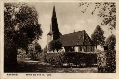 Ak Hamburg Wandsbek Rahlstedt, Kirche a. d. 13. Jhd