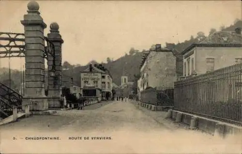 Ak Chaudfontaine Wallonien Lüttich, Route de Verviers