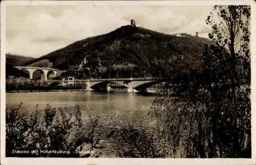 Ak Syburg Dortmund Nordrhein Westfalen, Hohensyburg, Stausee, Denkmal, Sauerländer Berge