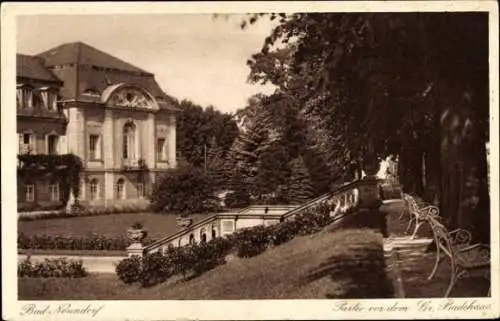 Ak Bad Nenndorf an der Weser, Großes Badehaus