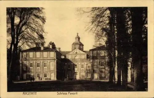 Ak Rastatt im Schwarzwald, Schloss Favorite