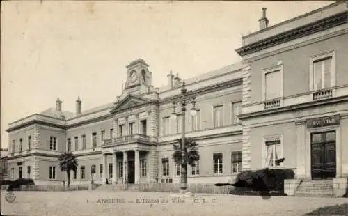 Ak Angers Maine et Loire, Rathaus