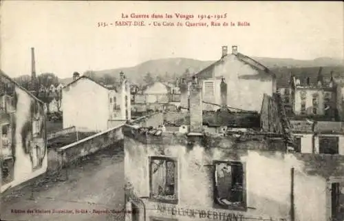 Ak Saint-Dié-des-Vosges, eine Ecke des Viertels, Rue de la Bolle