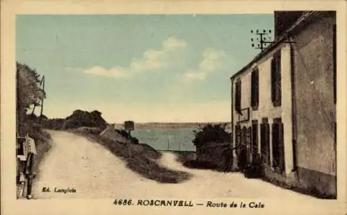 Ak Roscanvell Finistère, Route de la Cale