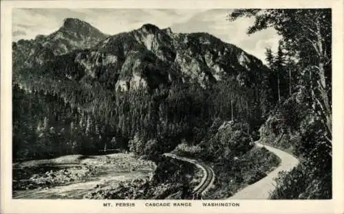 Ak Washington USA, Mount Persis, Kaskadenkette