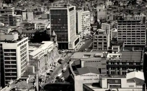 Ak Bogota Kolumbien, Teilansicht der Stadt mit Avenida Jimenez