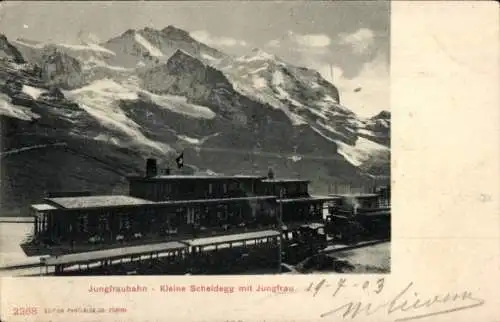 Ak Kanton Bern, Jungfraubahn, Kleine Scheidegg