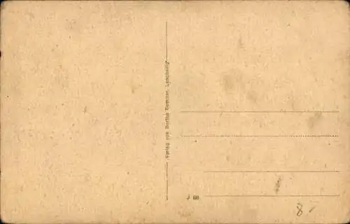 Ak Unewatt Langballig in Angeln, Wasserfall