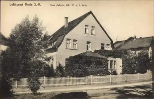 Ak Roda Stadtroda in Thüringen, Pension Haus Daheim