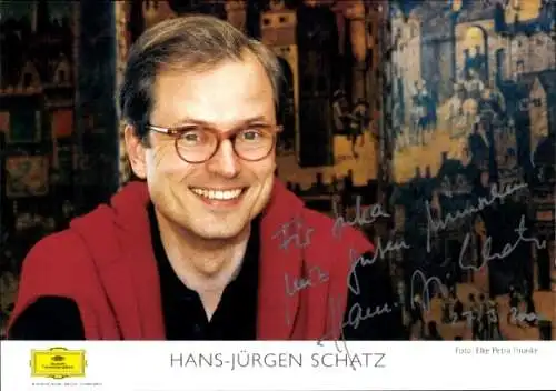 Ak Schauspieler Hans-Jürgen Schatz, Portrait, Autogramm