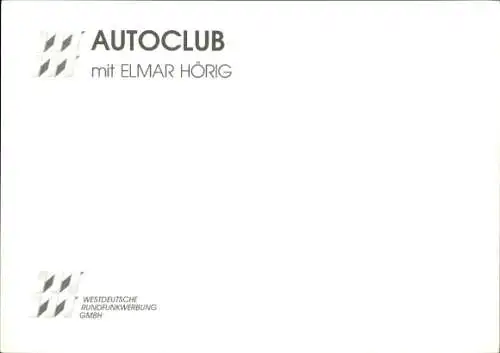 Ak Schauspieler Elmar Hörig, Portrait, Autogramm