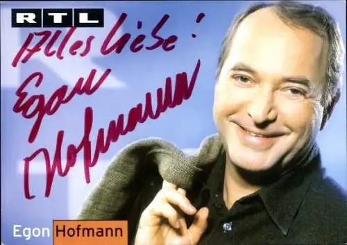 Ak Schauspieler Egon Hofmann, Portrait, Autogramm