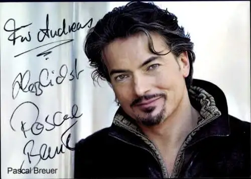Ak Schauspieler Pascal Breuer, Portrait, Autogramm