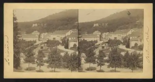 Stereo Foto Baden-Baden, Partie am Fluß Oos